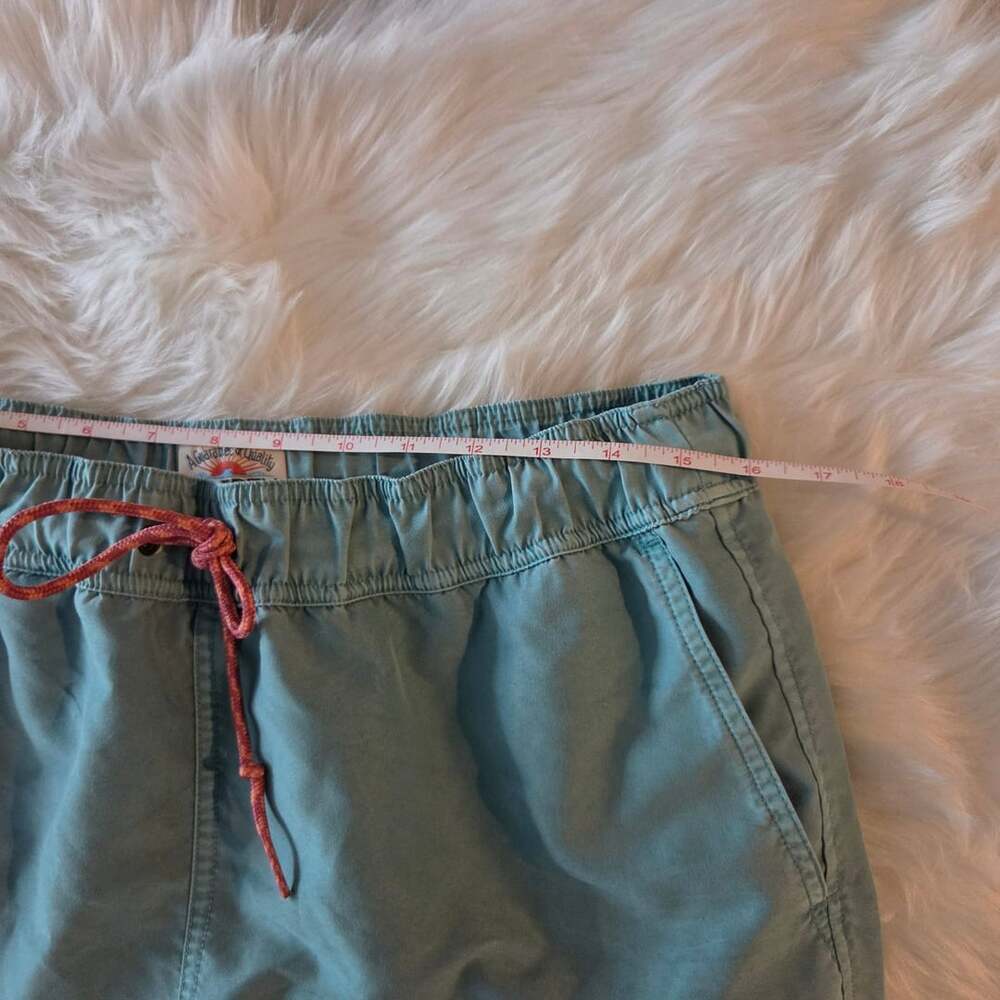 Faherty Brand Men's Green Waist Drawstring Beach Shorts Size M - Picture 8 of 9